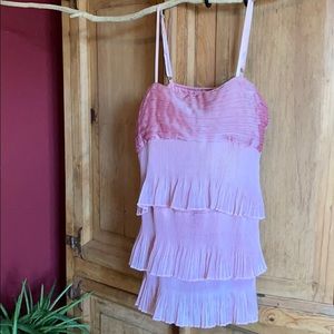 Silk layered top